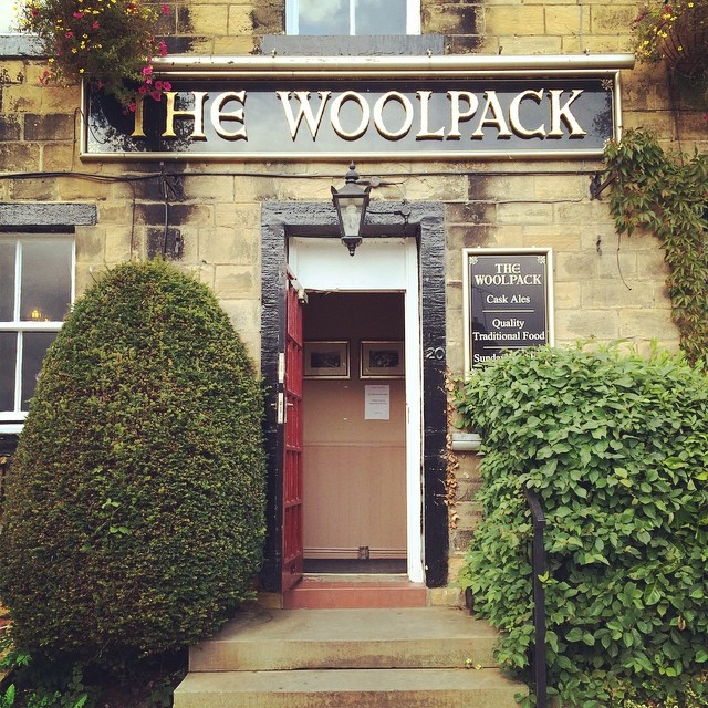 A swift pint in the Emmerdale pub