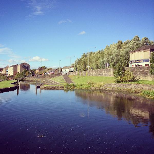 Boats sailed from here down the canals and across the channel to Normandy in 1944 dday ww2 glasgow