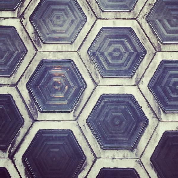 hexagons glass london