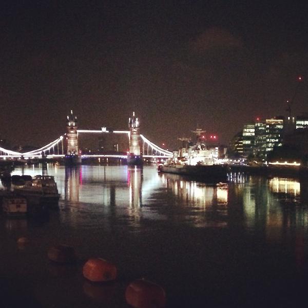 Late night Tower Bridge