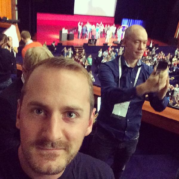 Time for DrupalCon to start but first let us take a selfie