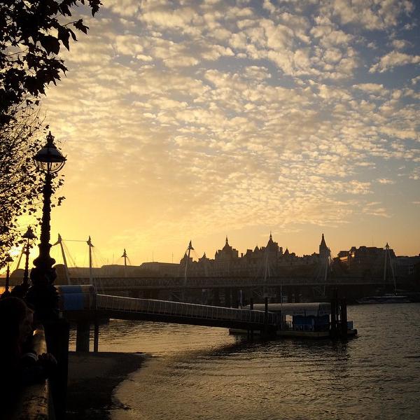 Sunset on the Thames