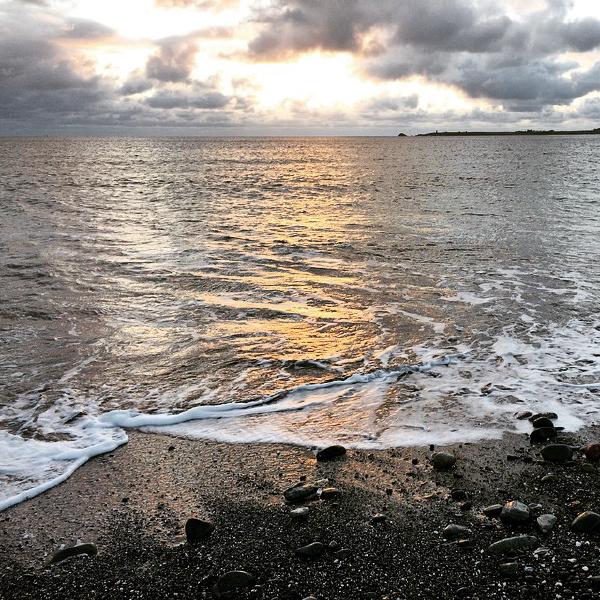 isleofman sea beach water castletown sunset