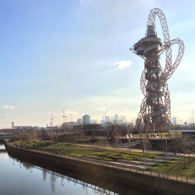 Looking into the city from Stratford