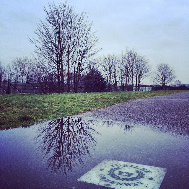 The Greenway on a grey day