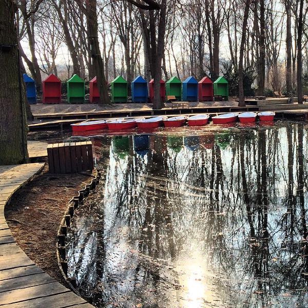 Boats on the lake at Neuen See