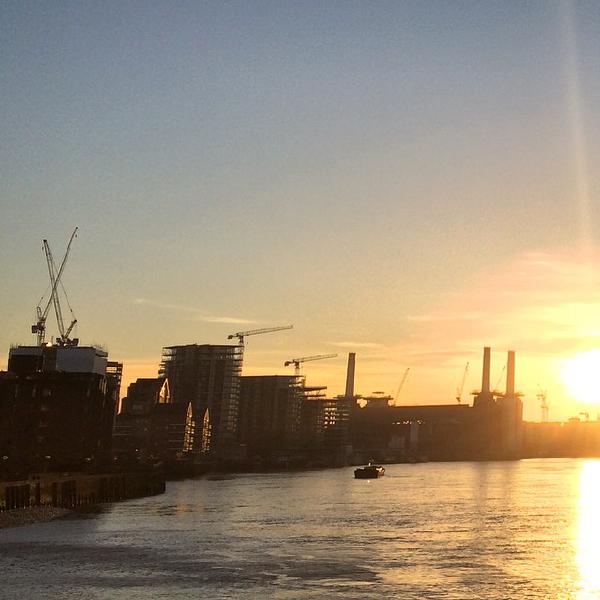 Sunset at Vauxhall