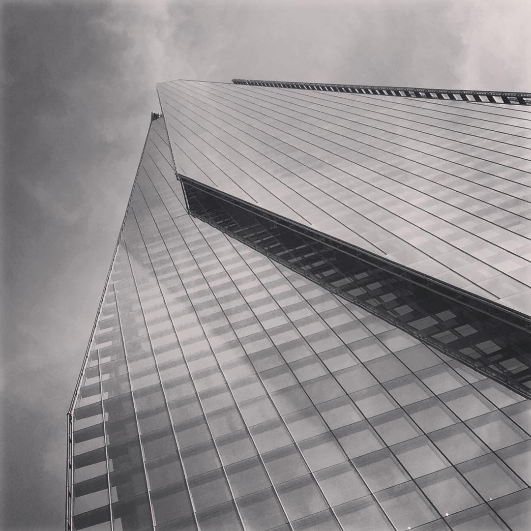 Looking up at the Shard