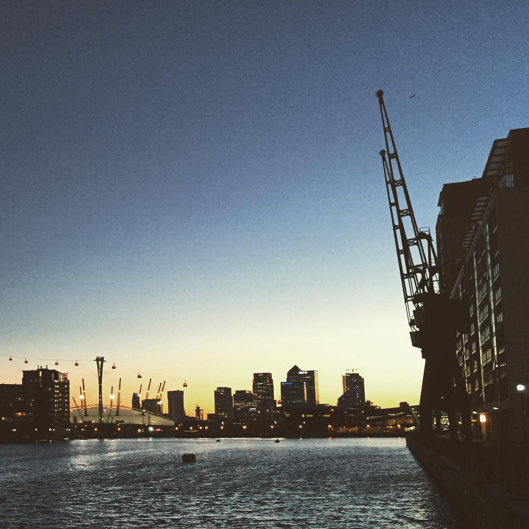 Evening at the docks