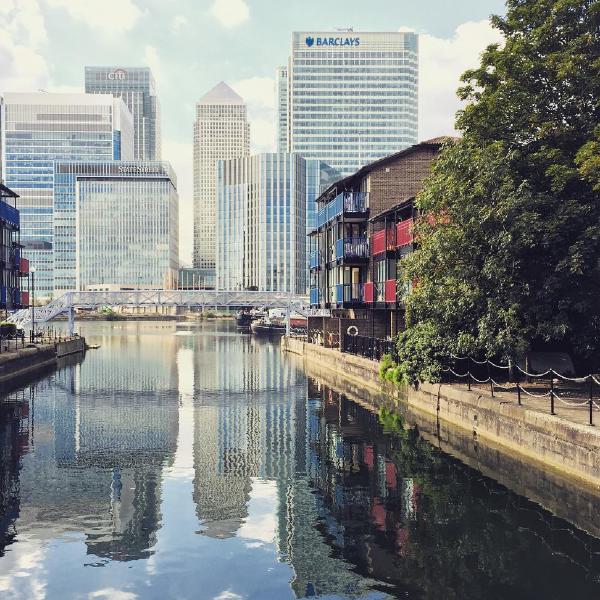 Canary Wharf reflections