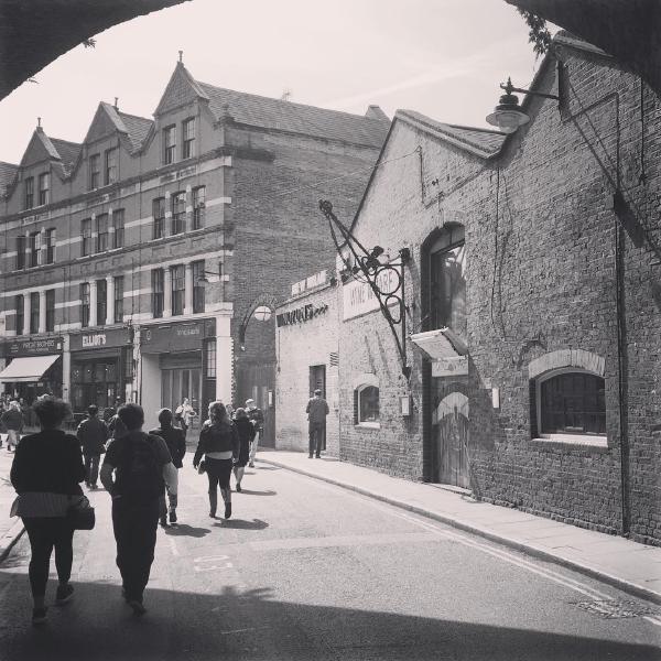 On the edge of Borough Market