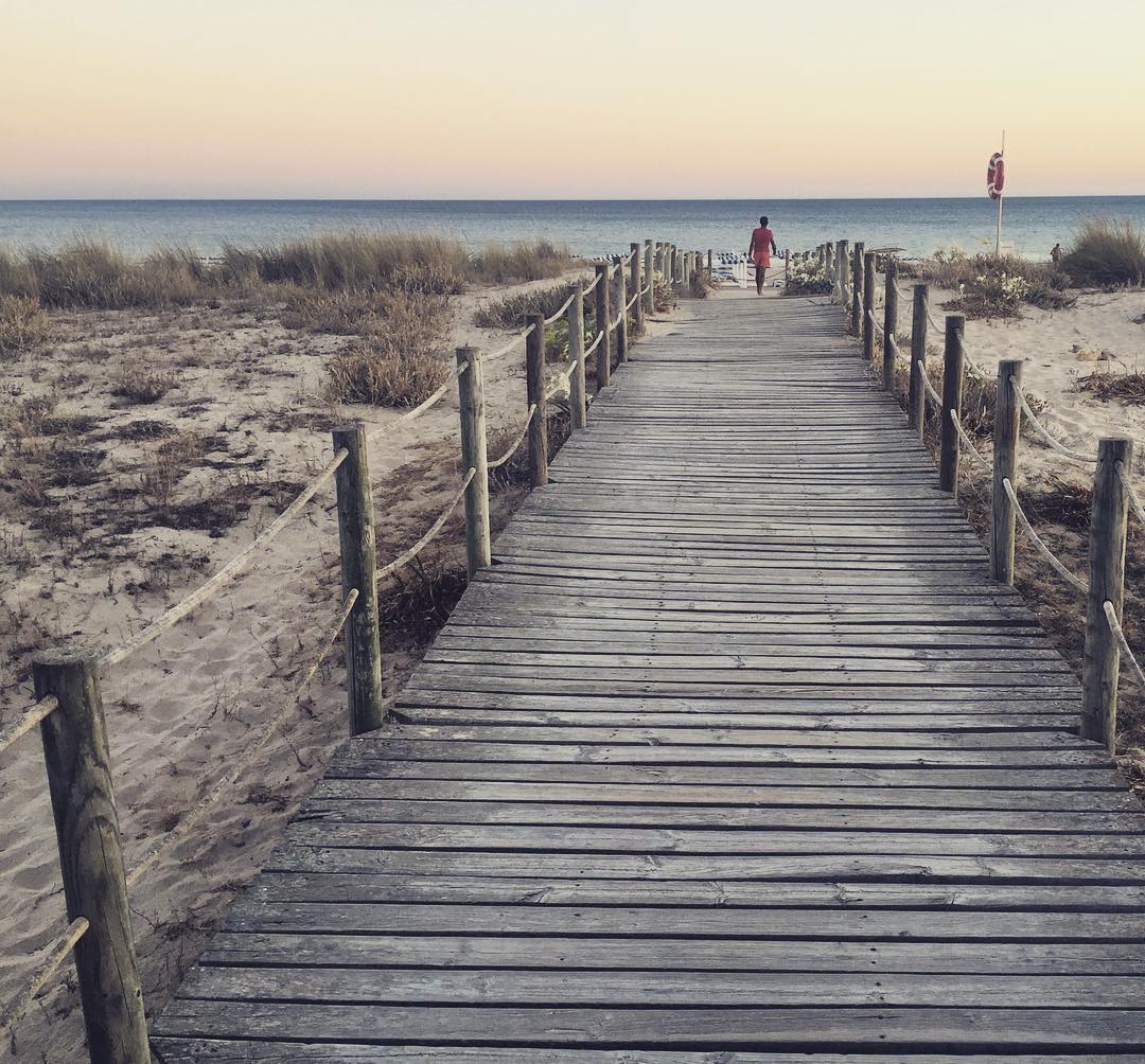 A walk to the beach