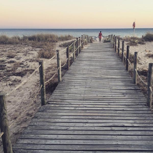 A walk to the beach