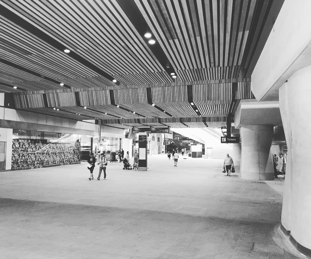 The new concourse at London Bridge Station