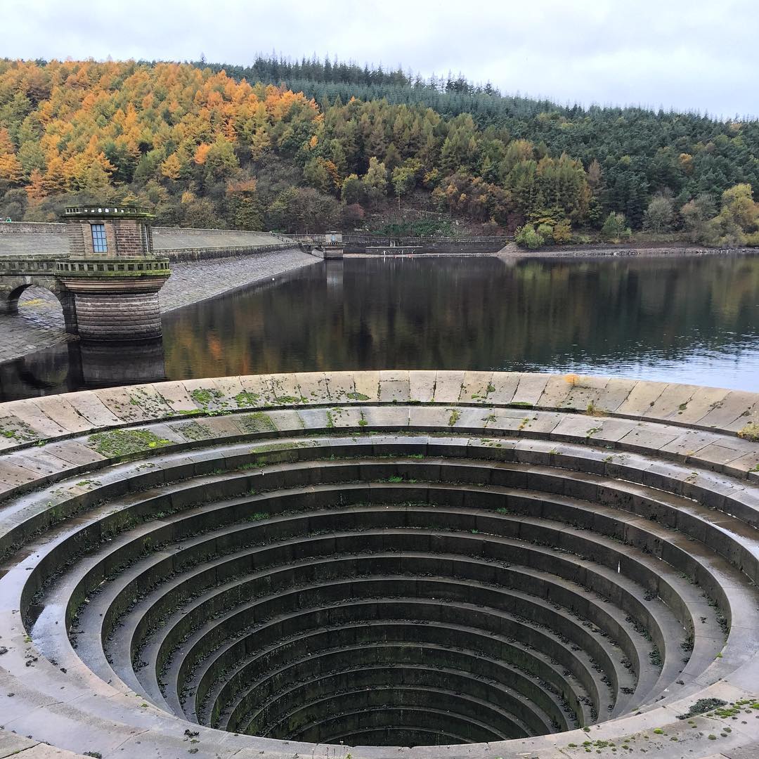 Overflow at the Ladybower Reservoir