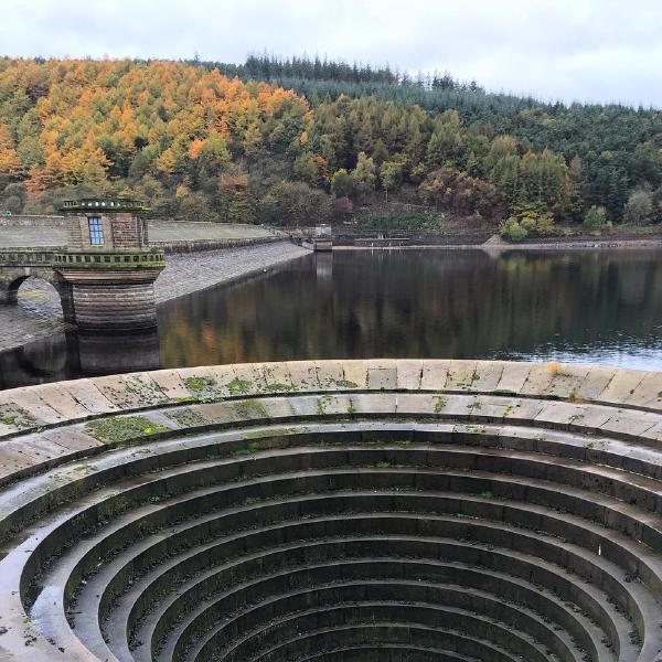 Overflow at the Ladybower Reservoir