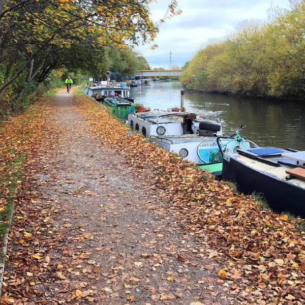 Biking along the canal