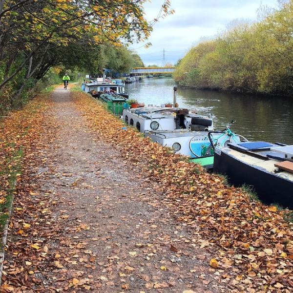 Biking along the canal