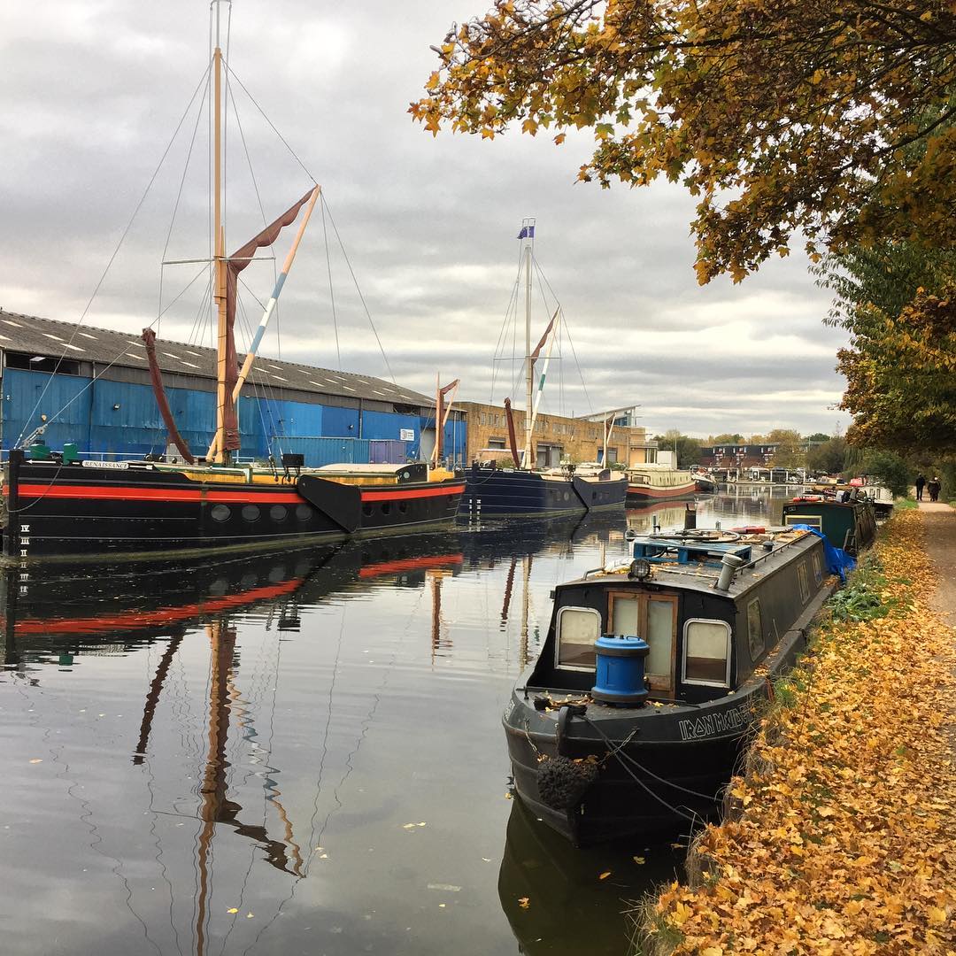 Boats on the River Lee Navigation