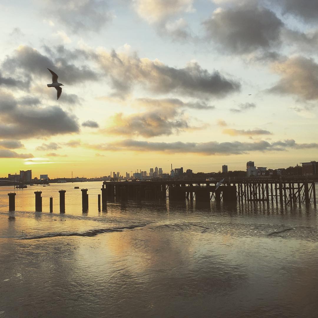 Sunset from Royal Woolwich Arsenal