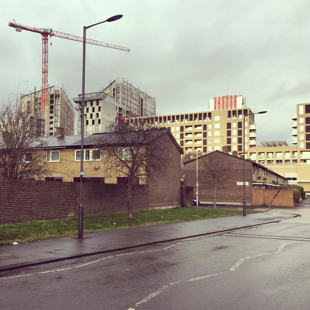 Rathbone Street in Canning Town awaiting the next stage of development