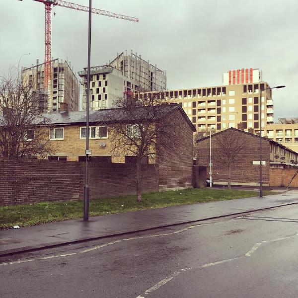 Rathbone Street in Canning Town awaiting the next stage of development