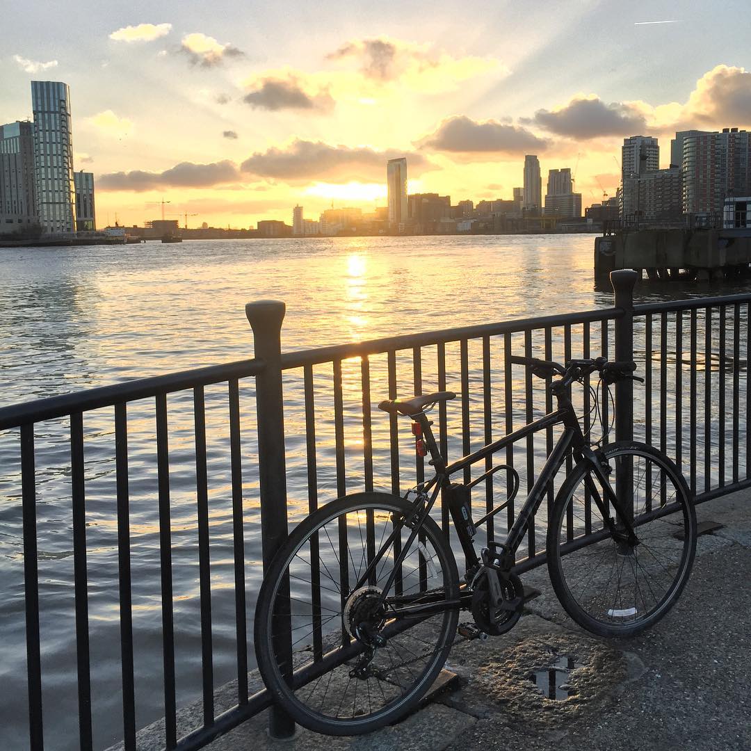 Sunset at East India Dock