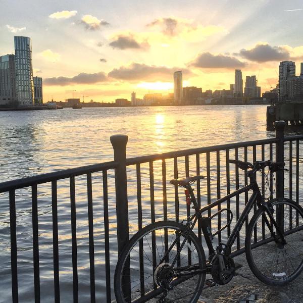 Sunset at East India Dock