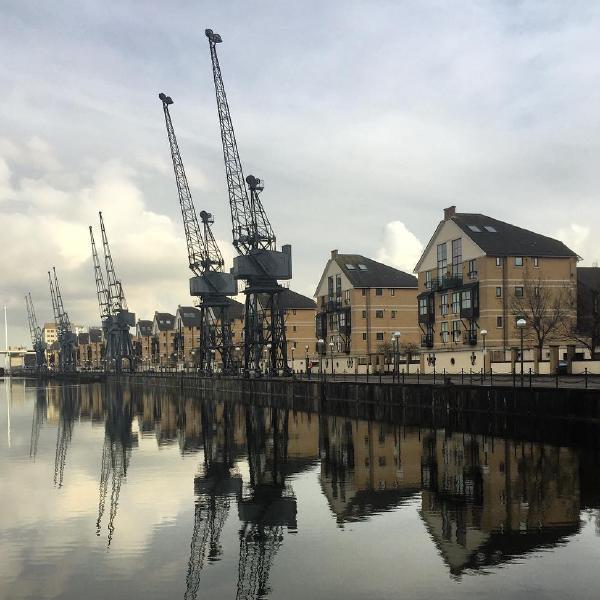 Cranes on Royal Victoria Dock