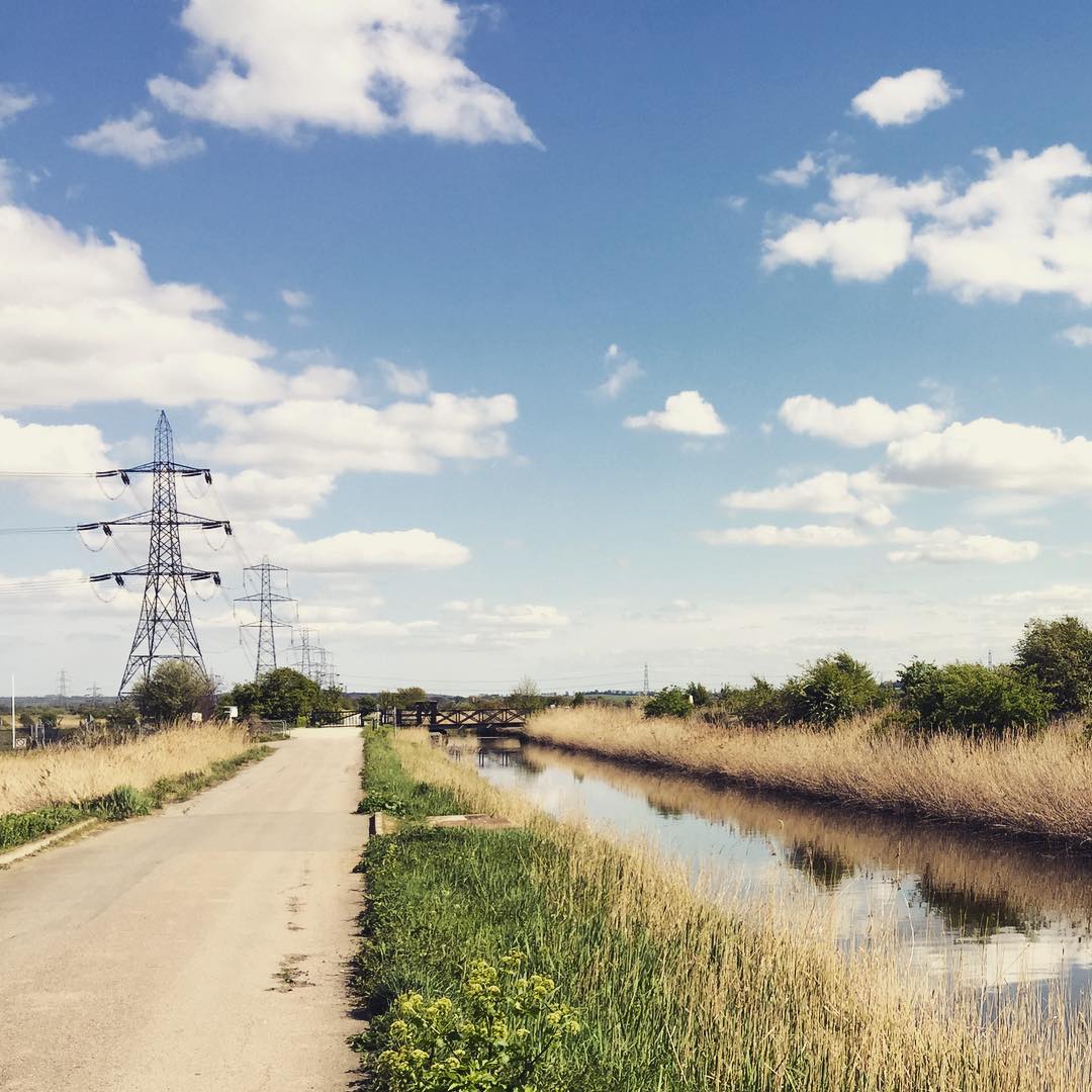 Passing the marshes of Gravesend