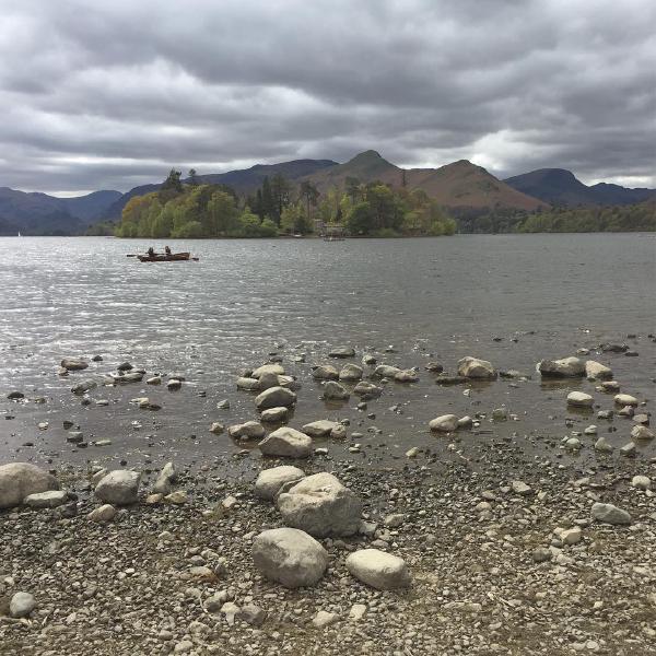 Rowing on Derwentwater