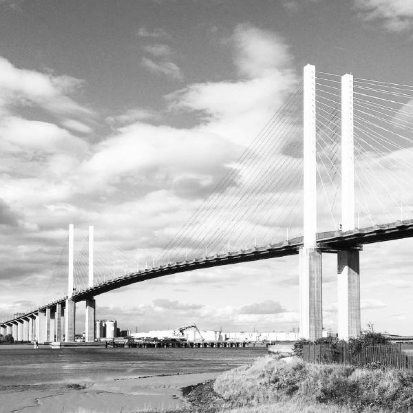 Passing under the Dartford Crossing