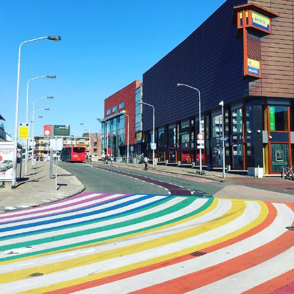 Rainbow crossing