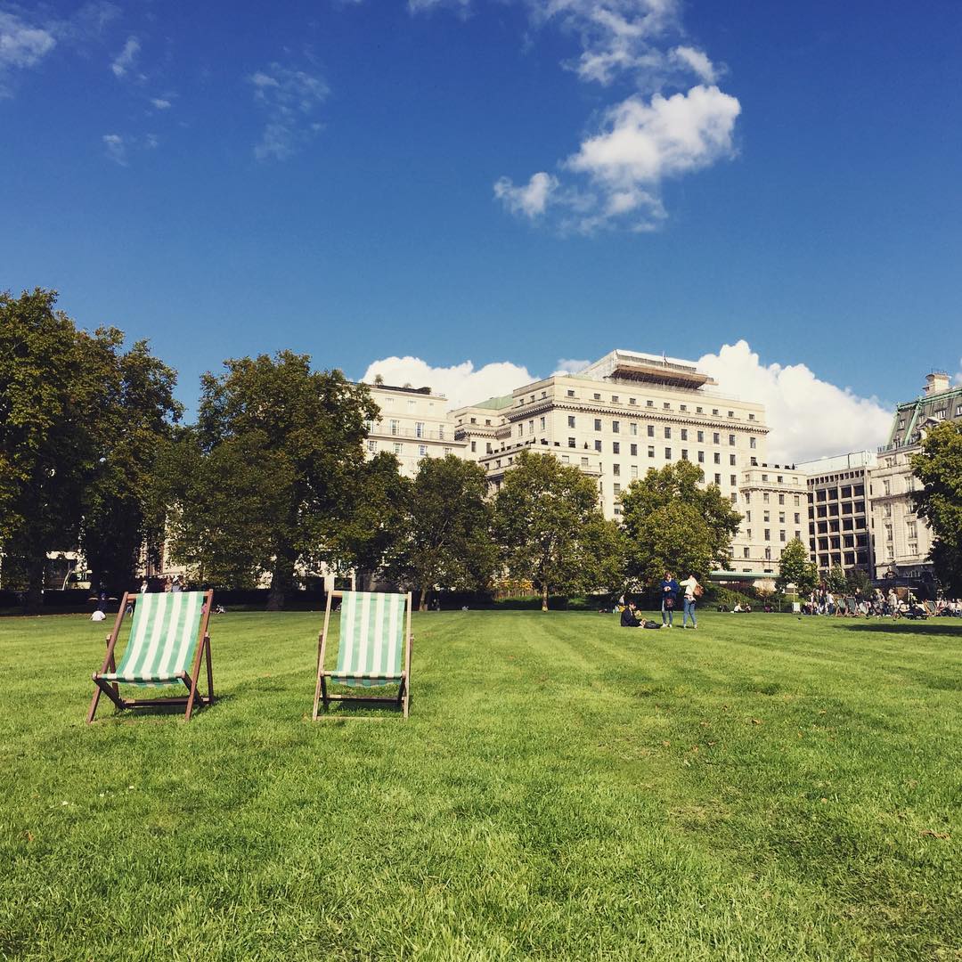 Resting in Green Park