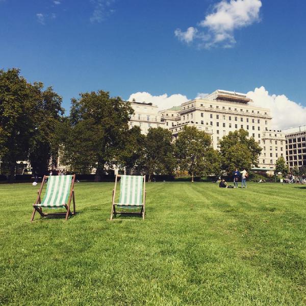 Resting in Green Park