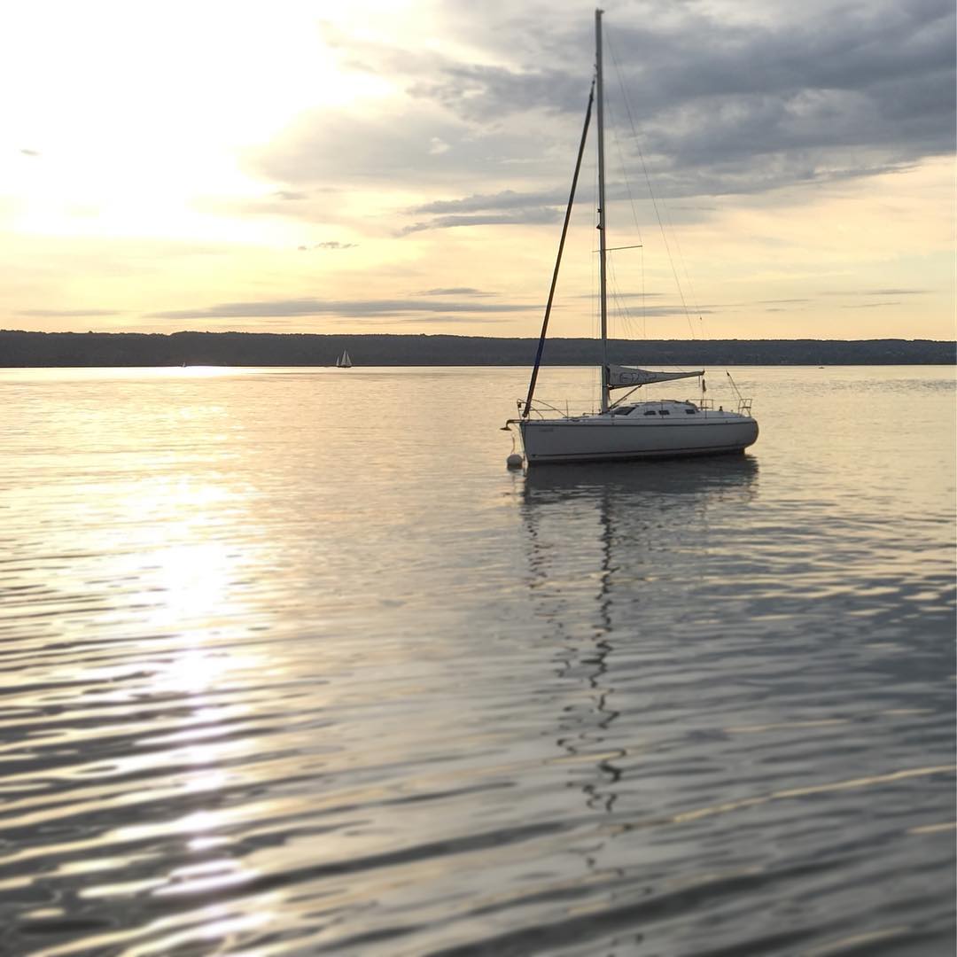 Yacht on Ammersee