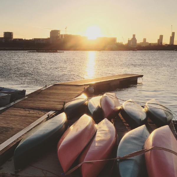 Silvertown sunset