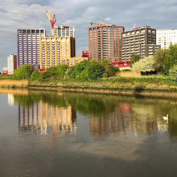 Sailing along the River Lea