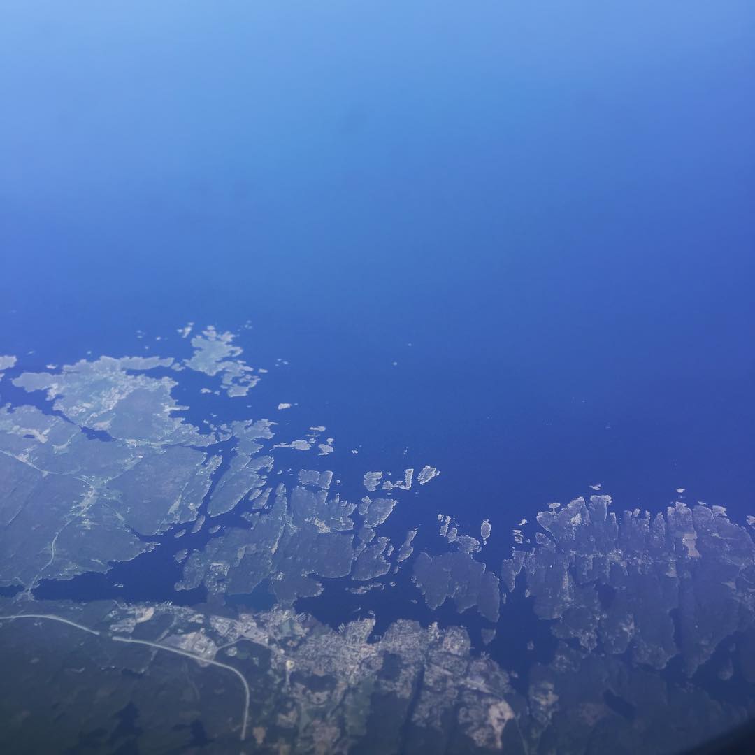 A glimpse of the Norwegian coast