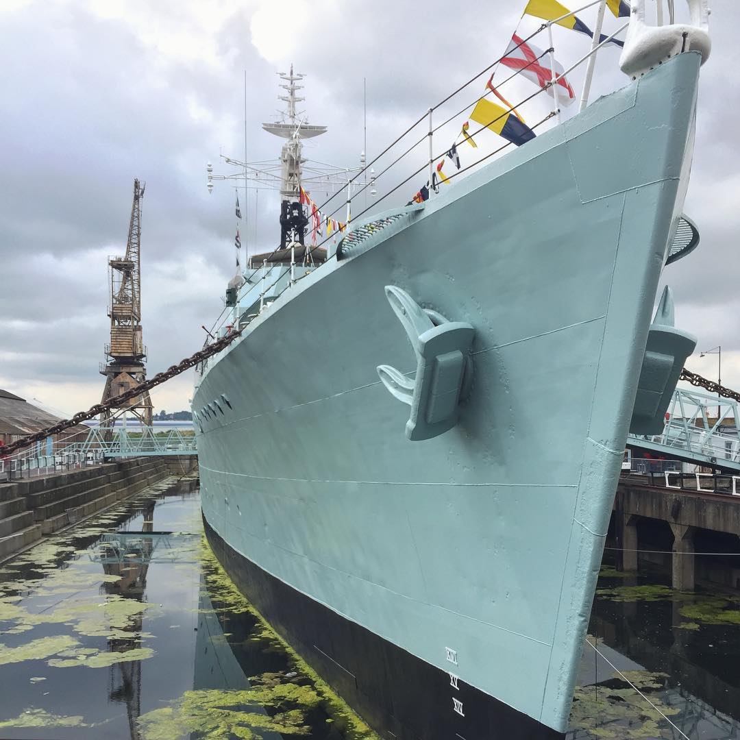 HMS Cavalier at Chatham Dockyard