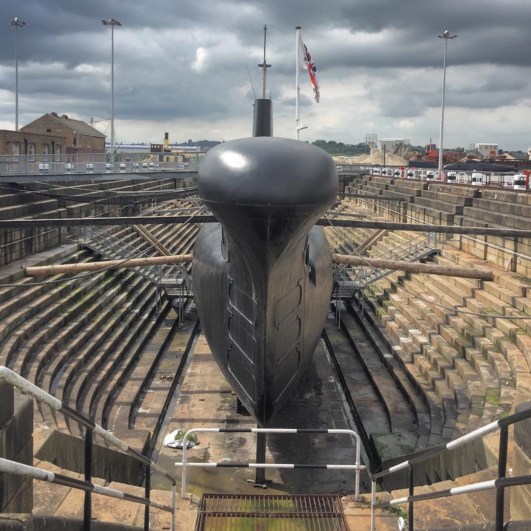 HMS Ocelot at Chatham Dockyard