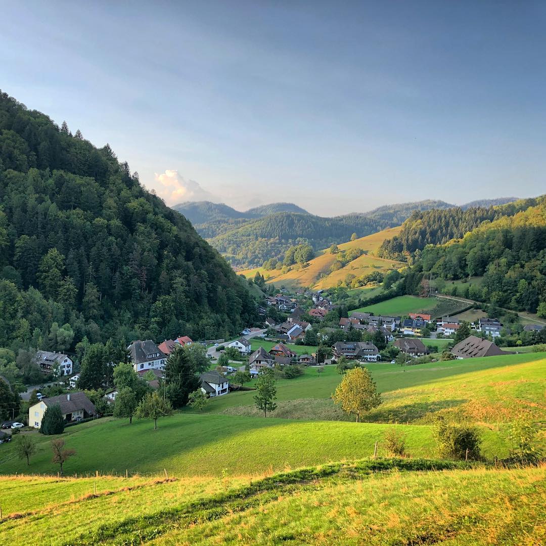 Mnstertal valley sunset