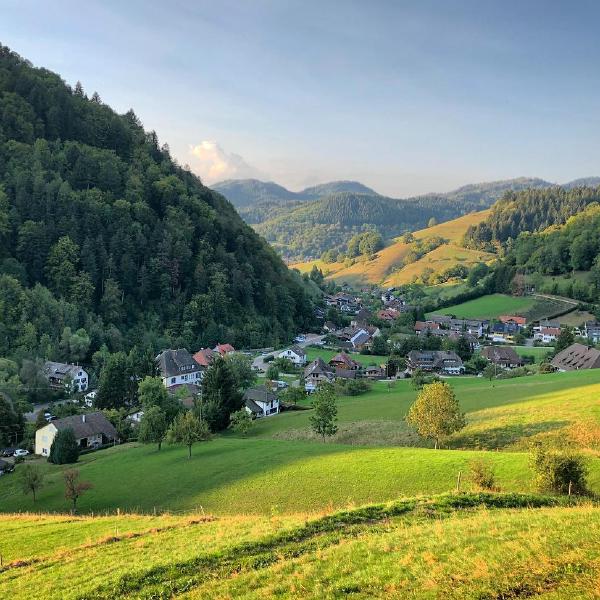 Mnstertal valley sunset