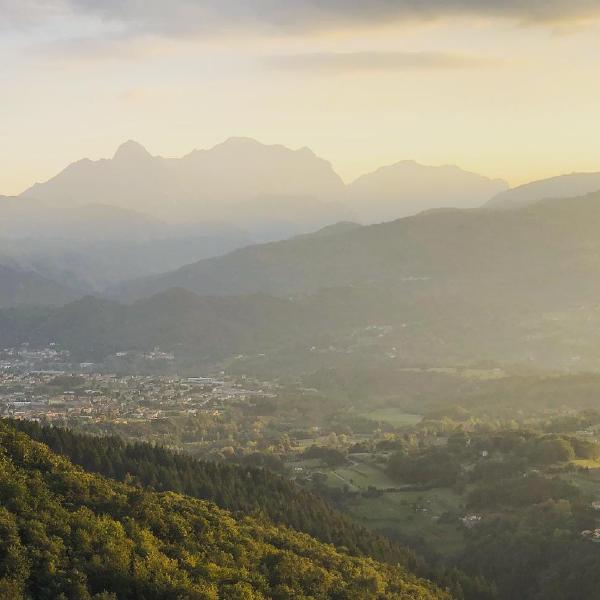 Evening views over Pieve Fosciana