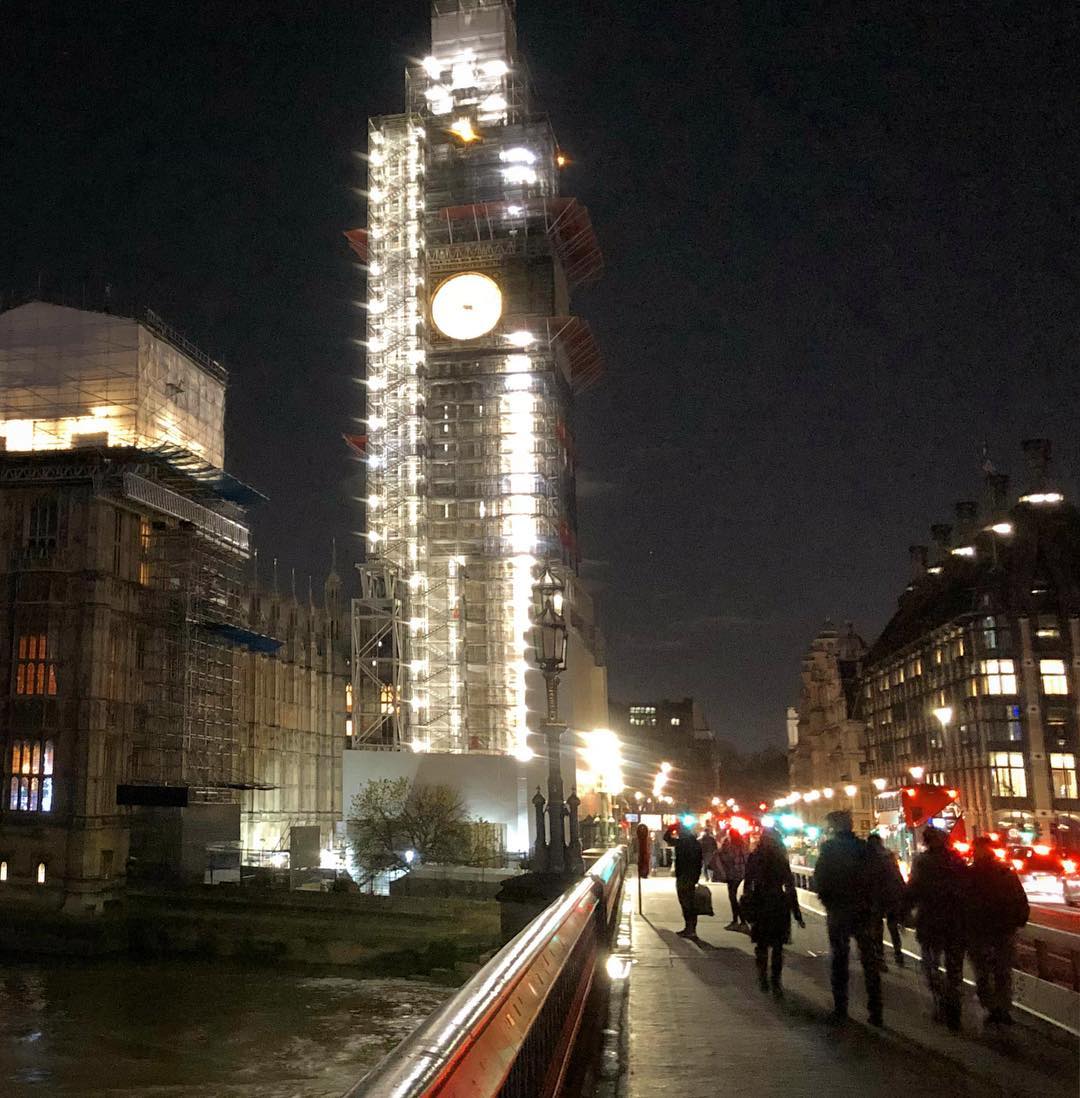 Crossing Westminster Bridge