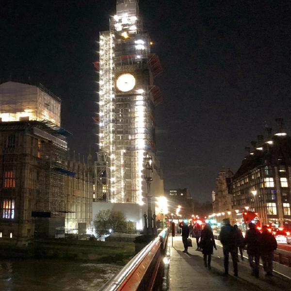 Crossing Westminster Bridge