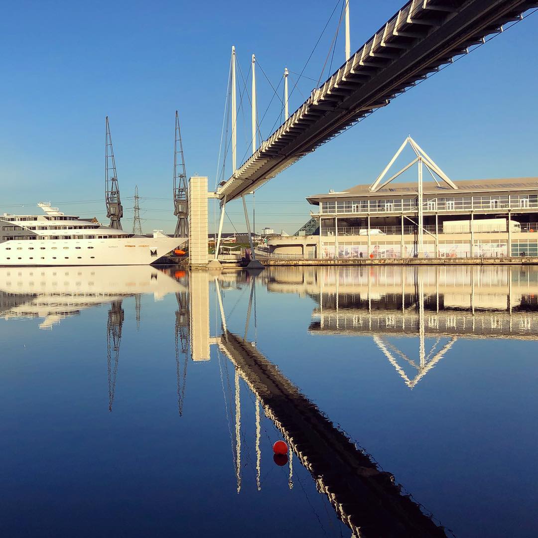 Reflections in Royal Victoria Dock