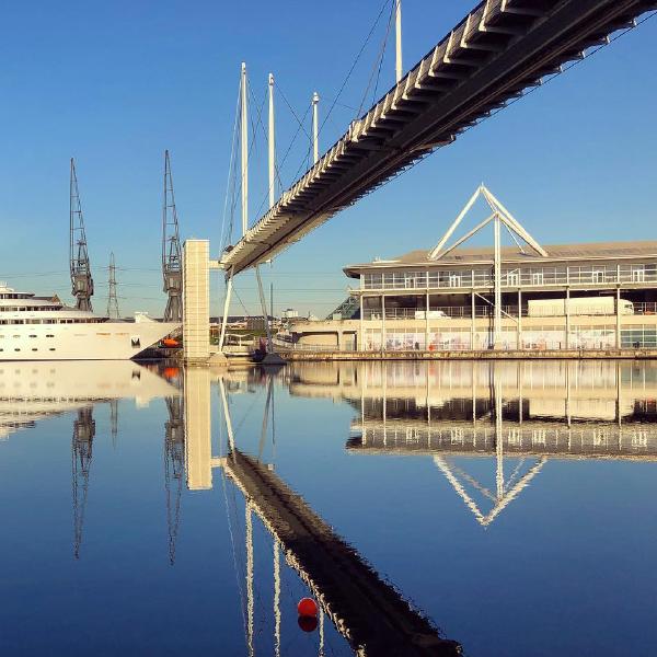 Reflections in Royal Victoria Dock