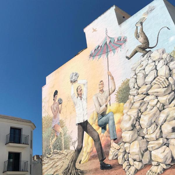 Sant Antoni mural