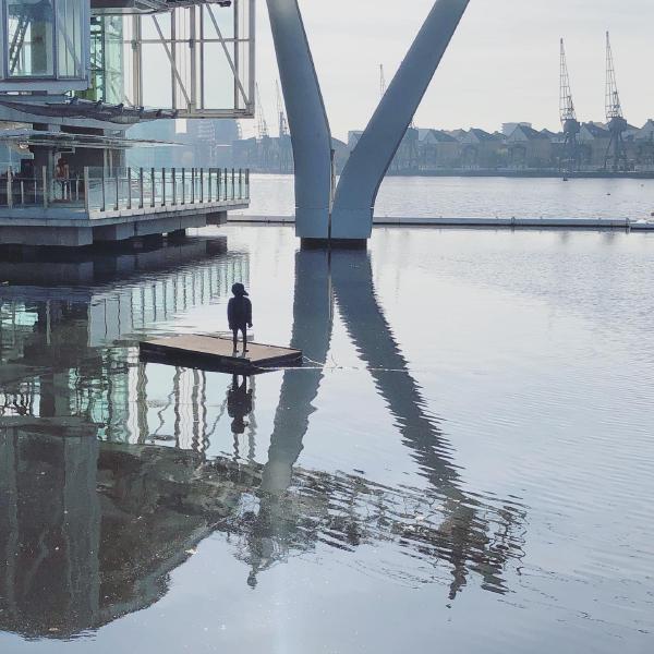 Social Distancing at Royal Victoria Dock